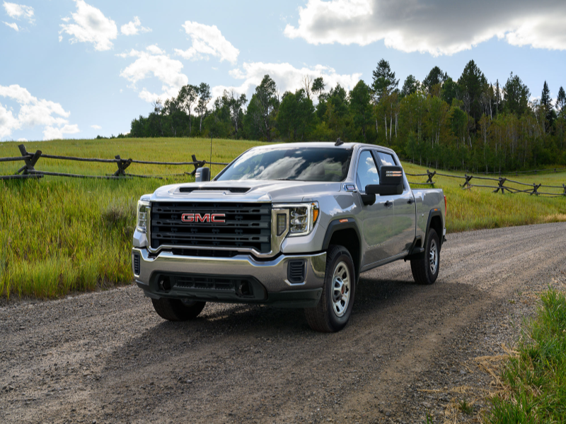 GMC Truck on the road